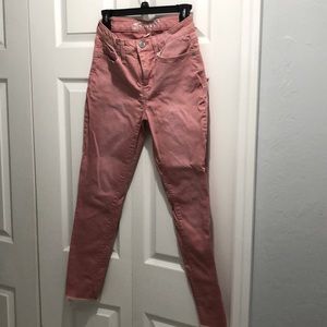 Pink jeans